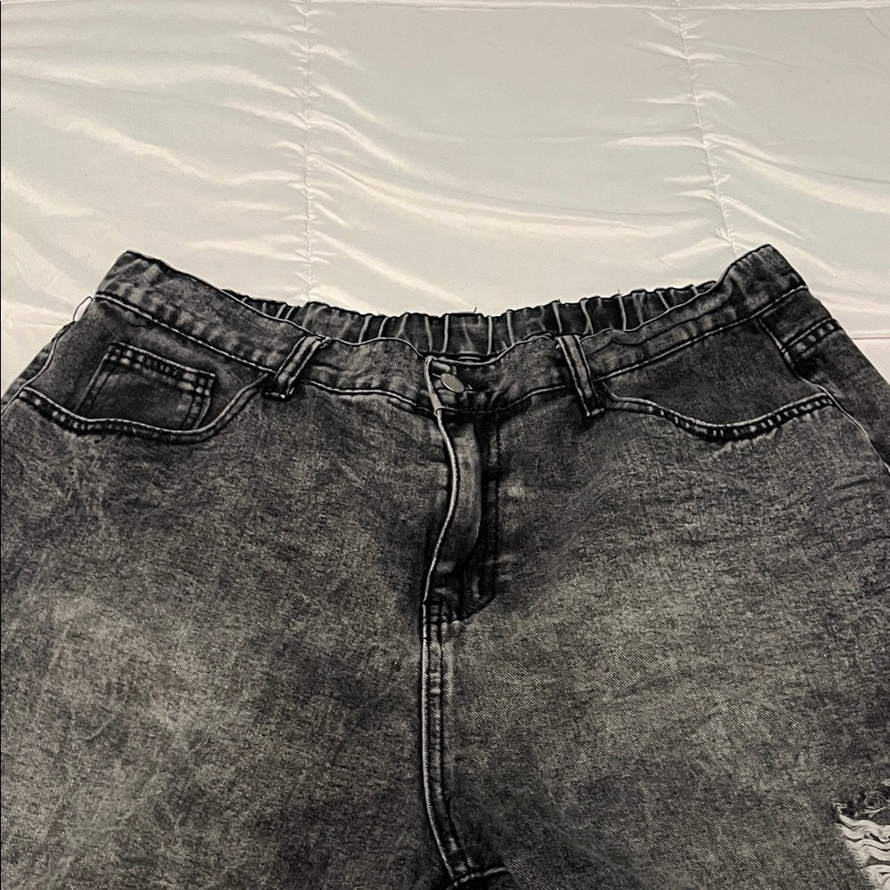 Distressed Black Jeans - Picture 7 of 11